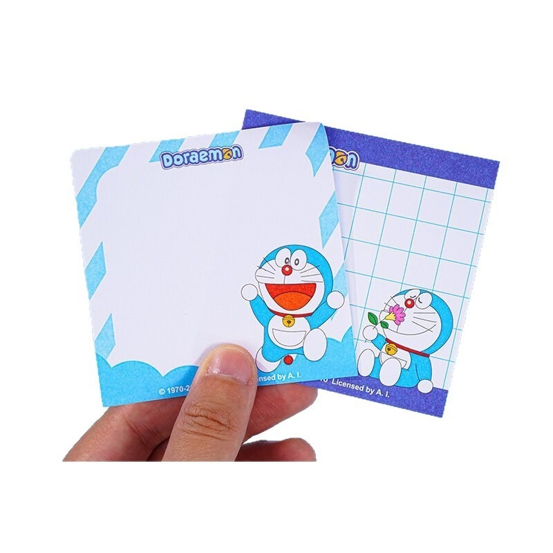 Stationery Office - 4pcs 도라에몽 스티커 메모 애니메이션 학교