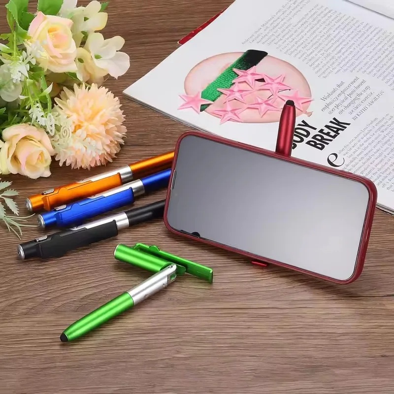 4 in 1 다기능 볼펜 LED 라이트 접이식 휴대폰  - Stationery Office 리뷰 및 가격