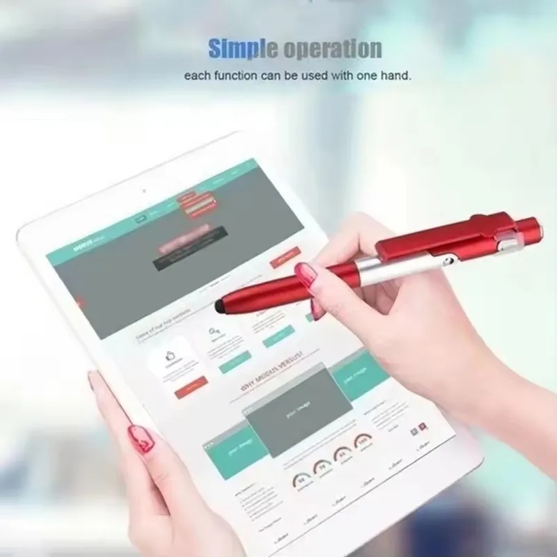 4 in 1 다기능 볼펜 LED 라이트 접이식 휴대폰  - Stationery Office 리뷰 및 가격