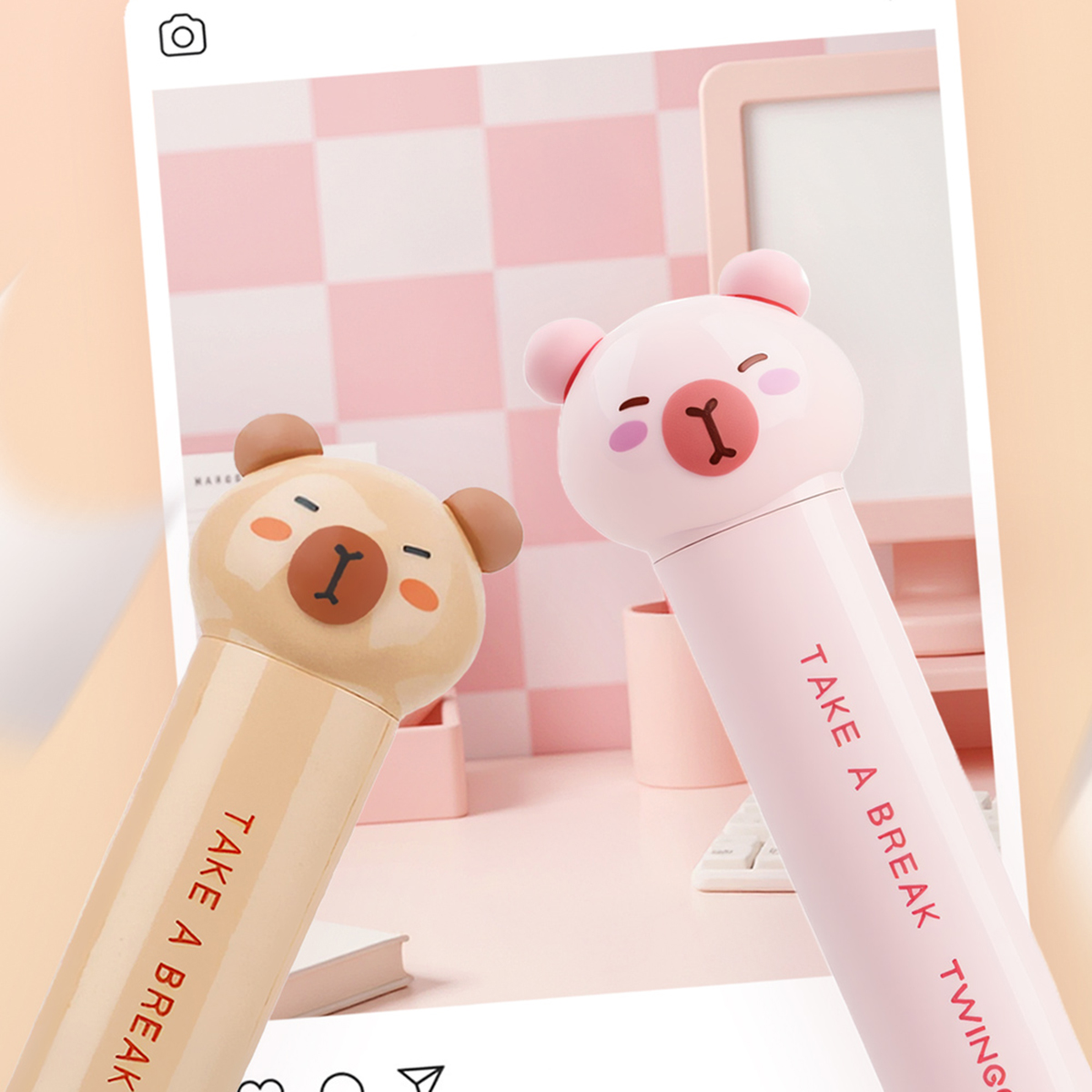 카피바라 가위 만화 접이식 디자인 휴대용 사이즈 커터, - Stationery Office 리뷰 및 가격