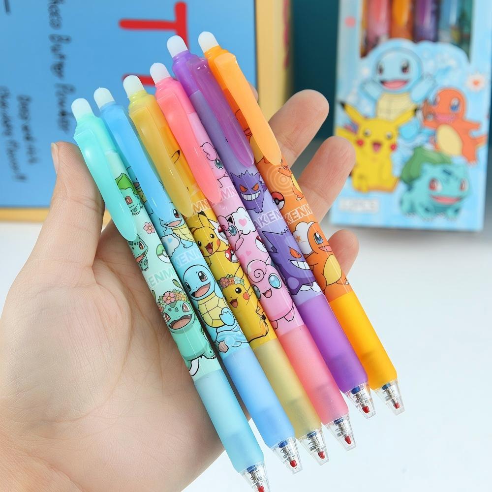 무작위 6/12/24pcs 포켓몬 0.5mm 파란색 잉 - Stationery Office 리뷰 및 가격