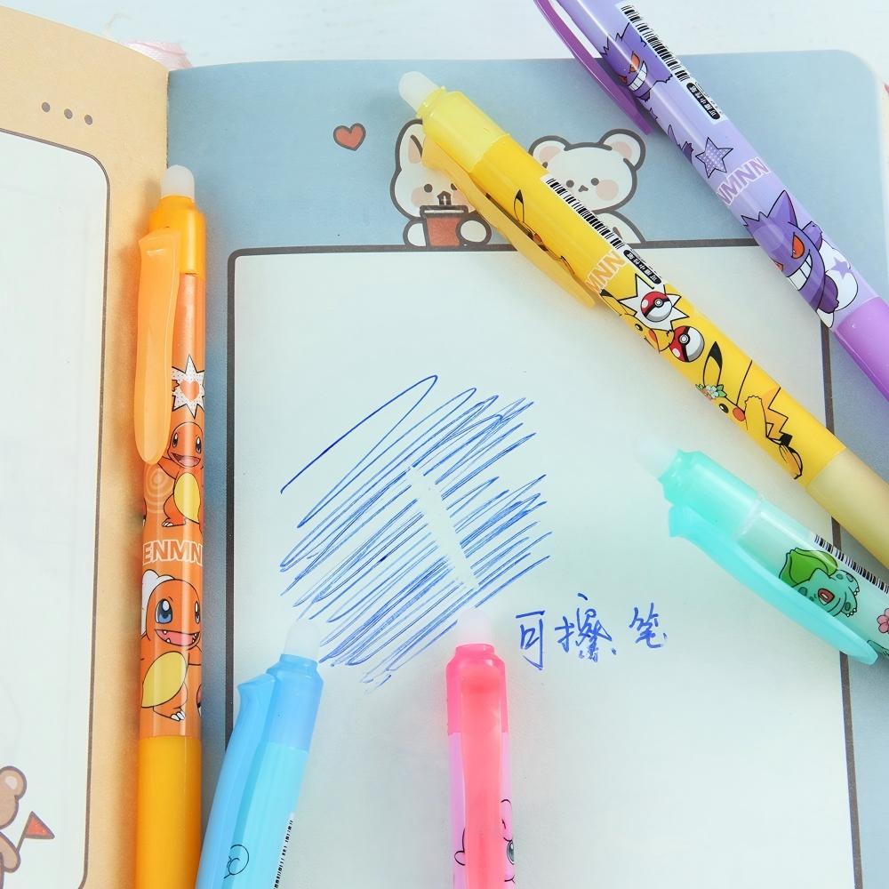 무작위 6/12/24pcs 포켓몬 0.5mm 파란색 잉 - Stationery Office 리뷰 및 가격