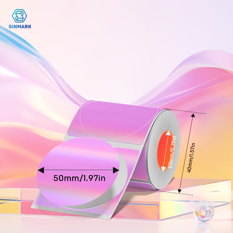 홀로그램 열전사 라벨 용지 4롤, 열전사 프린터 스티커 - Sticker Label Roll 리뷰 및 가격