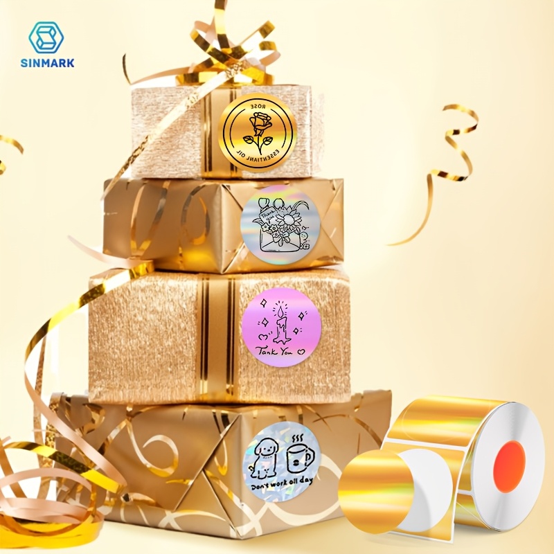 홀로그램 열전사 라벨 용지 4롤, 열전사 프린터 스티커 - Sticker Label Roll 리뷰 및 가격