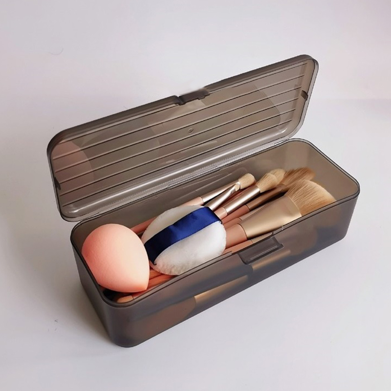 1PC 투명 플라스틱 화장품 보관 상자 메이크업 브러쉬 - Stationery Warehouse 리뷰 및 가격