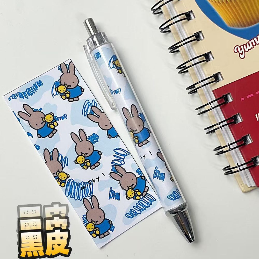 새로운 미피 토끼 프레스 젤 펜 고채도 귀여운 인스타  - Gel Ink Pen Set 리뷰 및 가격