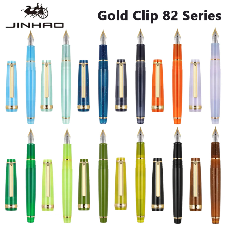 Jinhao 82 만년필 골든 클립 EF/F/M 펜촉  - Stationery Supply Business 리뷰 및 가격