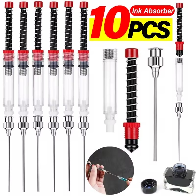 1-10PCS 만년필 잉크 흡수기 변환기용 스프링 필러 - Stationery Warehouse 리뷰 및 가격
