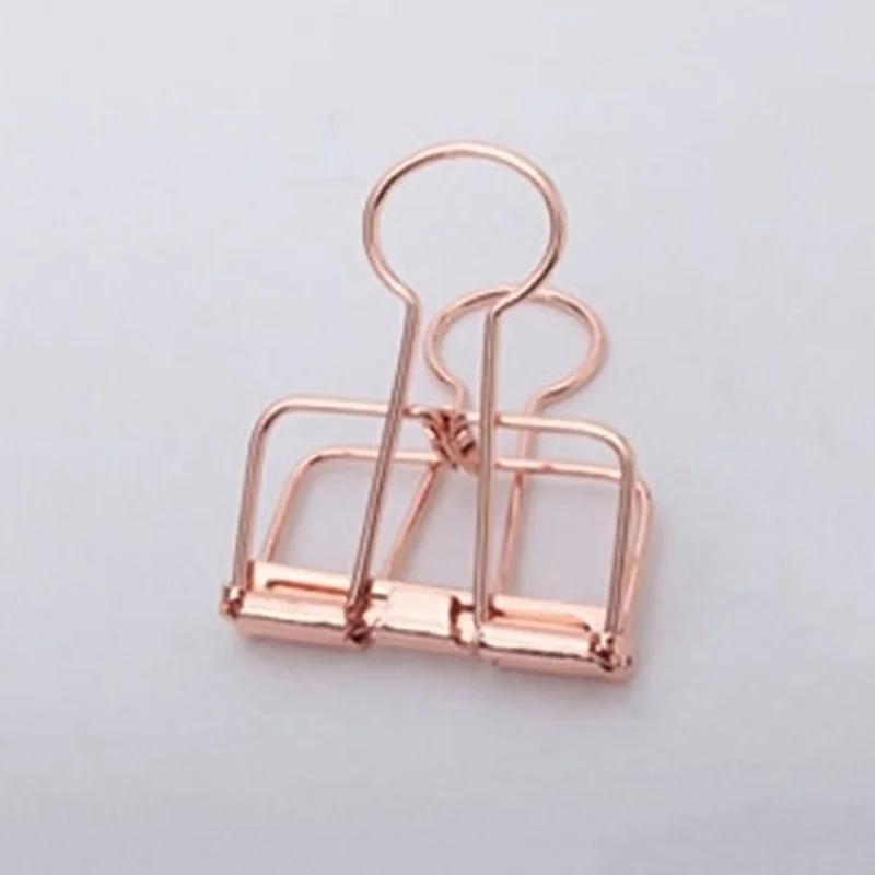 5Pcs 로즈 골드 금속 바인더 클립 사무실 바인딩 용 - Binder Clip Assorted 리뷰 및 가격